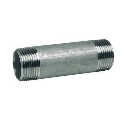 Silver Astm Standard High Strength Galvanized Round Stainless Steel Gi Pipe Nipple