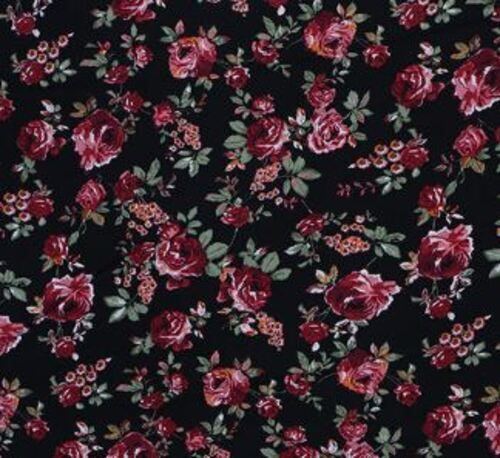 Breathable And Soft 30 Meter Long Floral Printed Polyester Fabric