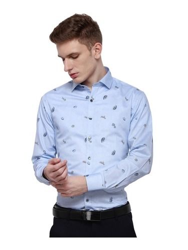 Casual Wear And Washable Full Sleeves Classic Printed Shirts For Men Age Group: 18+