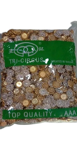 Golden Crystal Beads