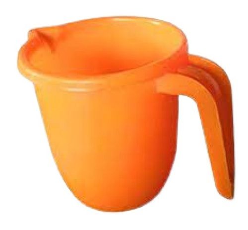 Orange Round Shape Plastic Mug, Size 30 X 30 X 30 Millimeters