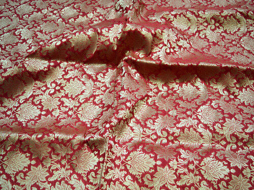 Shrink Resistance Pure Brocade Fabric