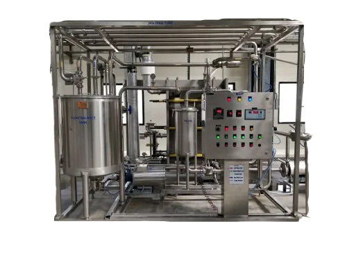 Silver Stainless Steel Body Full Automatic Mini Dairy Plant For Industrial Use