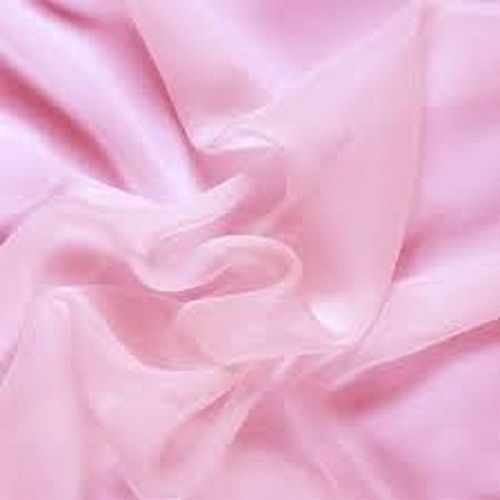 White Plain Light Weight Washable 100 Percent Chiffon Fabric