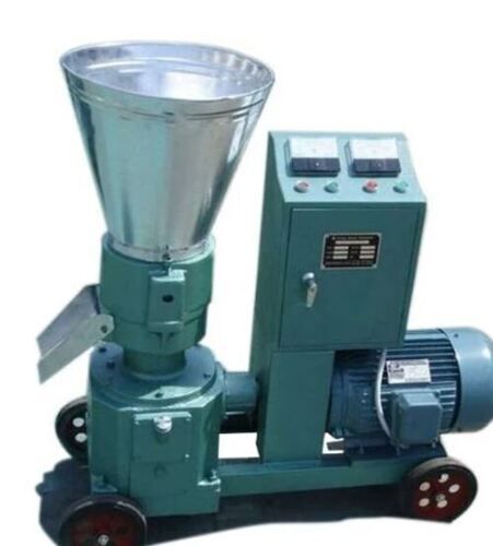 Green 1.5 Hp And 230 Volt 100 Kg/Hr Capacity Electrical Cattle Feed Machine 