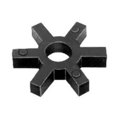 Black 10 Inches Solid Polished Finished Star Coupling For Matchinary