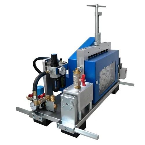 Blue 220 Voltage Mild Steel Body Automatic Optical Fiber Cable Machine For Industrial Use