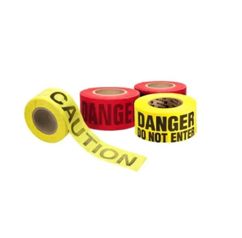 3 Inch Multicolor Printed Caution Barricading Polyethylene Tape