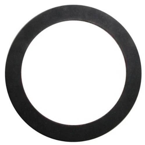 Black 4 Mm Thick Round Rubber Boiler Gasket For Industrial Use