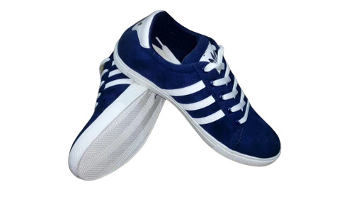 पुरुषों के लिए सांस लेने योग्य आरामदायक PU और पॉलीविनाइल सोल फ्लैट शूज़