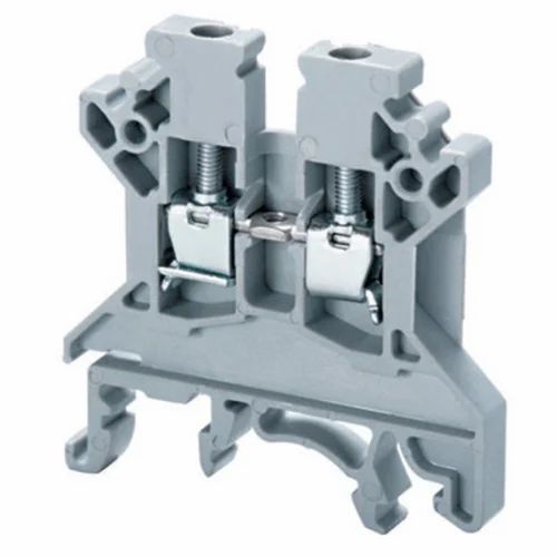 Din Rail Mounting Panel Feed Throw Terminal Blocks For Industrial