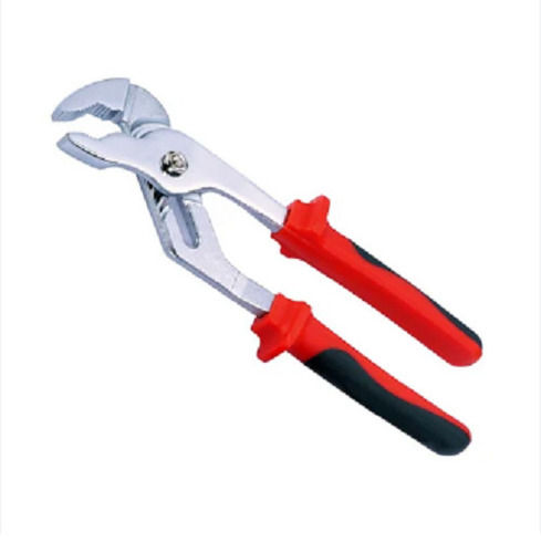 Red Durable And Portable Steel Adjustable Pliers