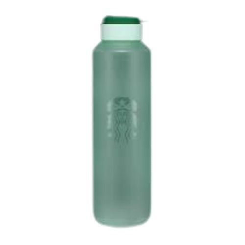 Light Green Round Shape Plastic Water Bottles