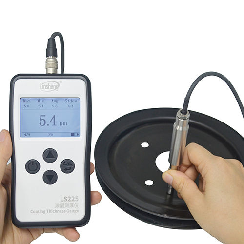 Ls225 Coating Thickness Gauge With F500 Probe - Dedicated To Magnetic Metal Surface Coating Thickness Detection Application: Automatically Identifying Iron Substrate