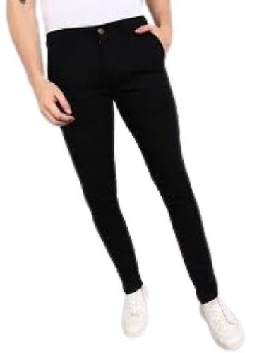 Men Jeans Pants Lace Up Denim Trousers Black Pants Skinny Slim Hip Hop  Sportswear Elastic Waist Male Trousers - Jeans - AliExpress