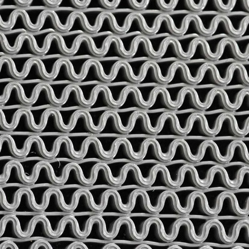 बेडरूम और प्रवेश के लिए Reactangular Z वेब पैटर्न पीवीसी डोर मैट बैक सामग्री: एंटी-स्लिप लेटेक्स