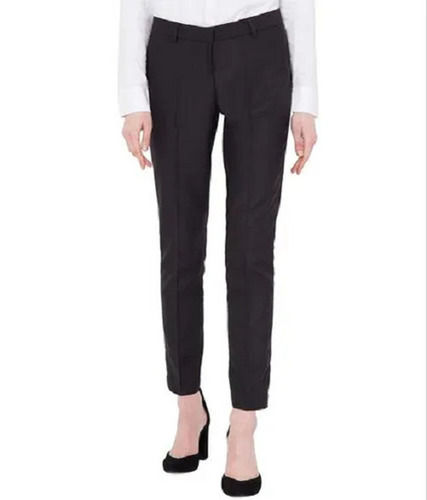 Black Ladies Poly Viscose Trouser Pant, Size: Medium, Waist Size: 28.0 at  Rs 200/piece in Mumbai