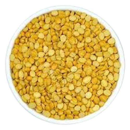 Yellow 100 Percent Pure Splited Indian Origin Round Shape Dried Chana Dal