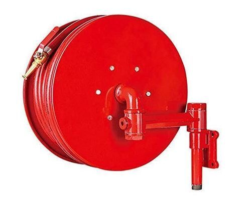 Red 20 Inches Round Hose Reel Drum For Industrial And Commercial