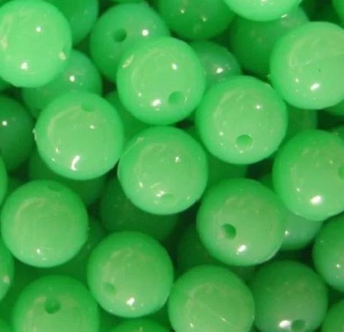 20 MM Round Plain Polished Artificial Plastic Beads