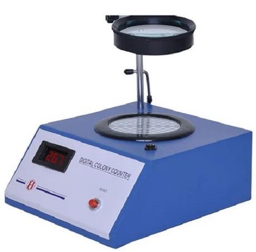 225 X 250 X 280 Mm Mild Steel 50 Watt Power Digital Colony Counter Application: Laboratory