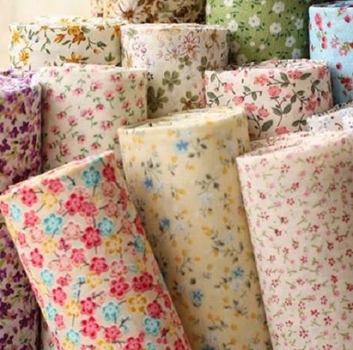 44-45 Inches Wide Cotton Unique Floral Design Print Fabrics