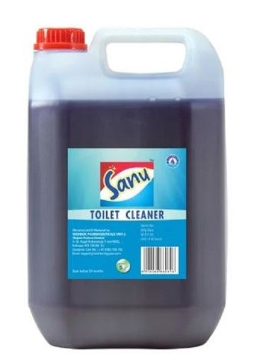 Black 5 Liter Liquid Fresh Fragrance Toilet Cleaner For Home 