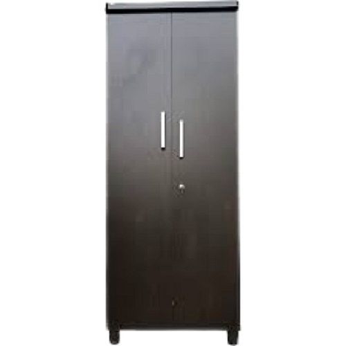 Brown 30.5 X 61x 152.4 Cm Solid Double Door Wooden Wardrobe