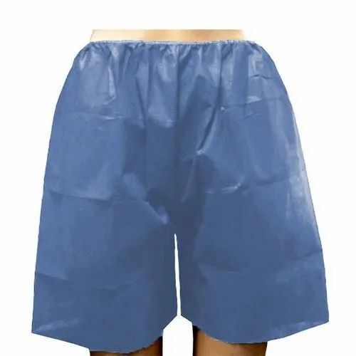 Disposable And Loose Fit Plain Non Woven Boxer Shorts For Hospital Use  Age Group: 16 Years Above