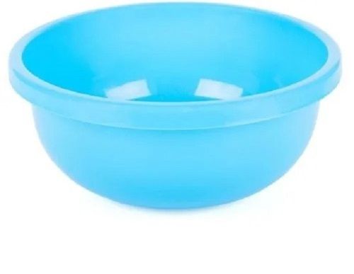 Blue Light Weight Round Polished Plastic Bath Tub