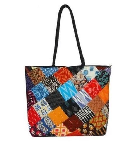 Loop Handle Printed Cotton Hand Bags Capacity: 5 Kg/Hr