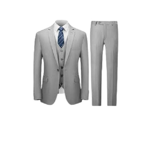 Cotton Men'S Suit Set , Colour: Grey