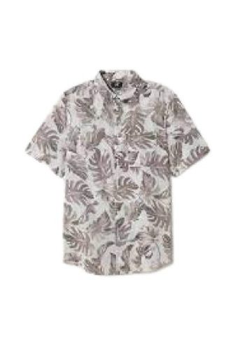 Mens Printed Short Sleeve Cotton Casual Shirt Chest Size: 32 Cm