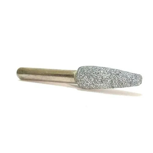 Silver Round Hard Tough Long Lasting Alumina Mounted Points For Industrial Use