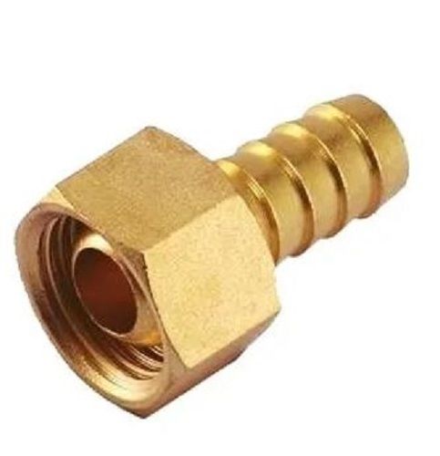 Golden Round Head Polished Brass Hose Nut For Construction Purpose 