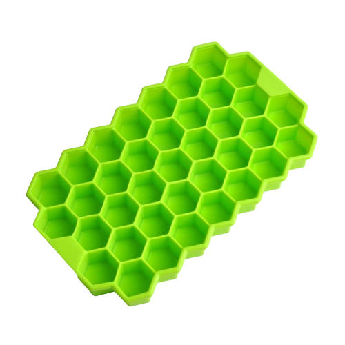 120 Gram 10 Inches Hexagonal Shape Rigid Abs Plastic Ice Tray