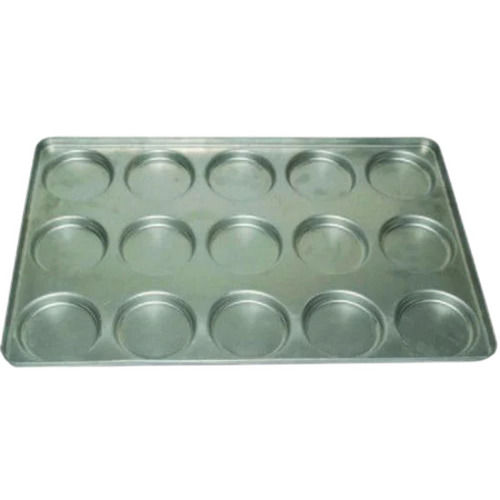 Silver 20 Inches Corrosion Resistance Stainless Steel Body Manual Bakery Tray