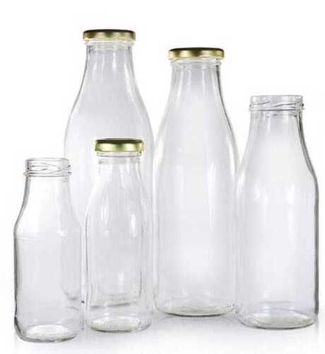 200-500 Ml Glass Bottles For Milk Storage Use