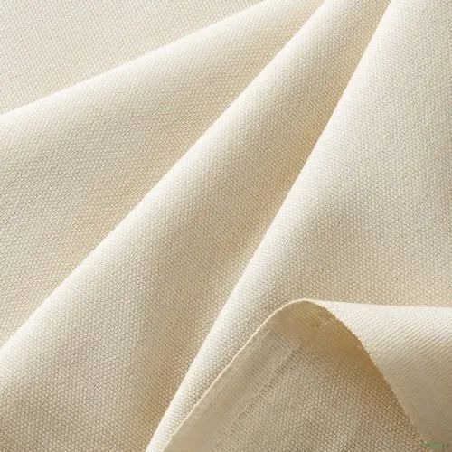 45 Inches Wide 337 Gsm Shrink Resistance Plain Cotton Canvas Fabric