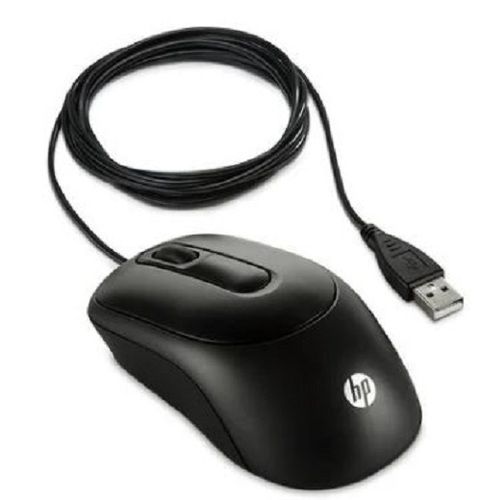 Black Abs Plastic Wired Mouse For Computer