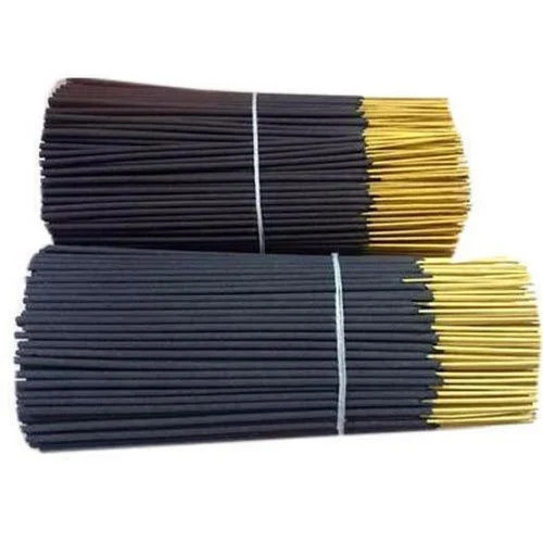 मंदिर और घर के उपयोग के लिए काली 9 इंच कच्ची अगरबत्ती