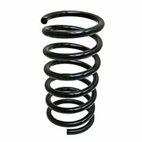 Black Round Shape Spiral Spring For Industrial Use