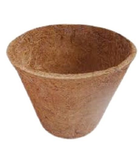 Brown Eco Friendly Nursery Coconut Coir Plaint Pot