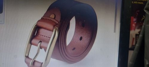 Lightweight Leather Fashion Belt With Flexible Band Or Strap