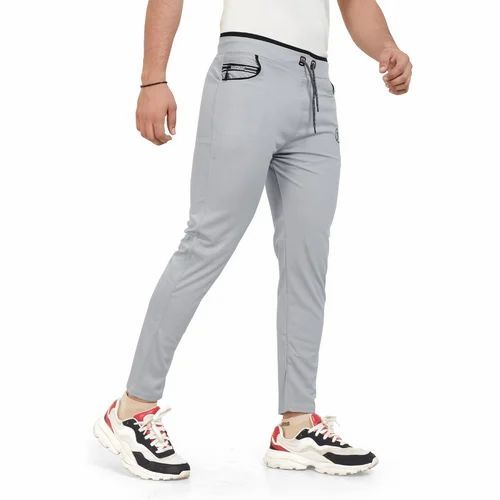 Buy High-Quality Grey Polyester Track Pants For Men at Jeffa – JEFFA