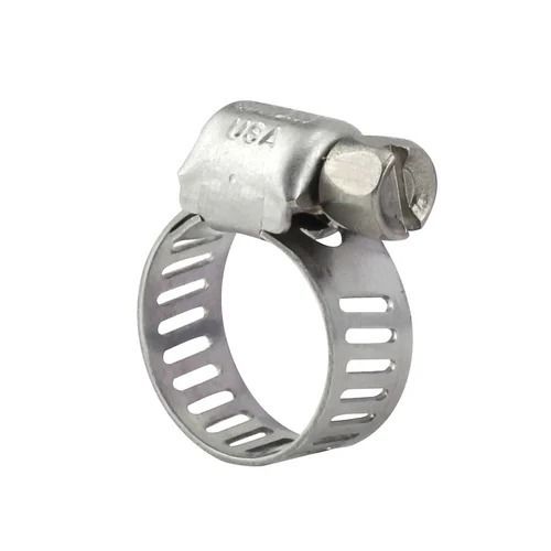 Silver Polished And Corrosion Resistance Stainless Steel Hose Clamps