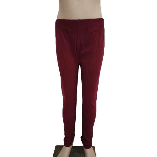 Soft Comfortable Skin-friendly Stretchable Plain Cotton Legging For Ladies