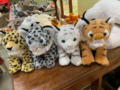 10 Inches Multicolor Super Soft Plush Tiger Stuffed Toy For 3 Years Kids