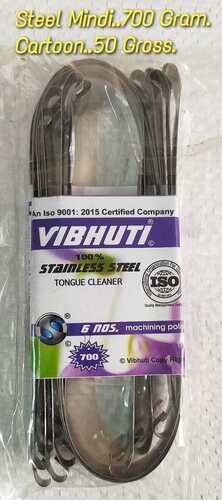 100% Machining Polished Stainless Steel Mindi Tongue Cleaner