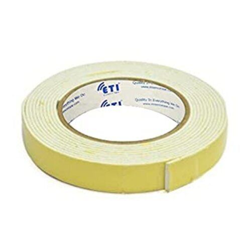 White 24Mm Wide 6Mm Thick Double Sided Adhesive Plain Foam Tape